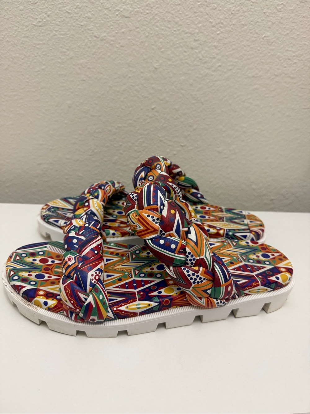 Christian Louboutin x Idris Elba Just Brio Braid Sandals